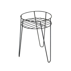 Best Arrival Long Metal Plant Pot Stand Round Iron Planter <b>Support</b> Indoor Outdoor - Product Image 4