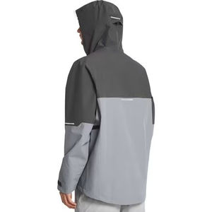 Chaqueta Cortavientos Impermeable con Capucha para Hombre, Chaqueta de Senderismo Ligera de Nailon y Poliéster, Chaqueta Impermeable para la Lluvia - Product Image 3