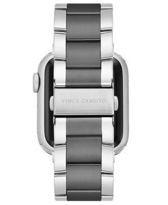 Cinturino uomo argento-tono e canna di fucile in acciaio inossidabile compatibile con orologio da 42mm, 44mm, 45mm, Ultra, Ultra Apple Ultra2 | Vince Cam - Product Image 3