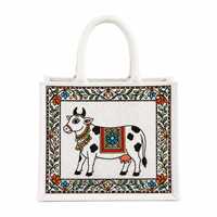 Sac en toile naturelle durable 18x15 pouces, réutilisable, écologique, tissé, pour les courses, avec poignées robustes pour les courses quotidiennes