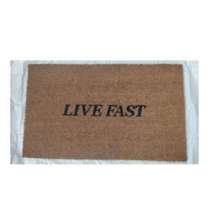 Tapis de porte en fibre de coco de qualité supérieure, antidérapant, avec dos en PVC, design touffeté fait à la main, lavable pour la maison et le bureau - Product Image 3