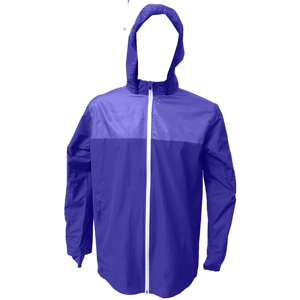 Veste à capuche zippée pour homme, couleur unie, imperméable, décontractée, pour le printemps, coupe classique, polyester, manches longues - Product Image 1