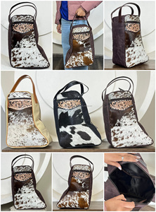 Bolsa de Lona Resistente para Botas, Bolsa de Almacenamiento para Zapatos de Cuero Vacuno Hecha a Mano, para Viajes, Gimnasio, Uso al Aire Libre, con Cierre de Cremallera Seguro - Product Image 3