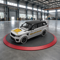 Plateforme tournante 360° pour voiture, en acier, antidérapante, télécommandée, 5,5 m, équipement de maniement de véhicules pour système de stationnement - Vente chaude