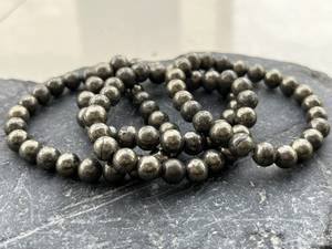 Pulsera de Piedras Preciosas de Pirita Natural para Hombre y Mujer, Hecha a Mano, Cuentas de Cristal Curativas, Riqueza, Confianza, Protección, Feng Shui, Reiki - Product Image 3