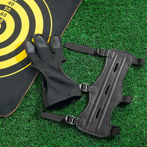 Guante especializado para tiro con arco, para propietarios de arcos recurvos y longbow, con cobertura de tres dedos para máxima seguridad y control - Product Image 6