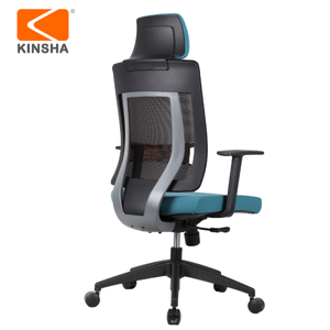 Chaise de bureau en maille KINSHA avec soutien lombaire réglable, design ergonomique pivotant pour usage domestique ou professionnel - Product Image 2