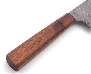Cuchillo de Chef Profesional LEGACY BLADES de Damasco, 8 Pulgadas, Forjado a Mano, Moderno, Ambidiestro, Apto para Lavavajillas, con Mango de Madera Afilado, para el Hogar - Product Image 4
