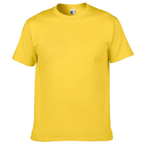 T-shirt en coton biologique de haute qualité pour homme, écologique, 100 % coton, coupe classique, logo frontal, tissu jersey 220g, vierge, vente en gros - Product Image 1