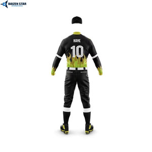 High Quality Breathable Sublimated Baseball Uniform Set with Quick Dry & Anti-Bacterial Features for Clubs and Schools - Product Image 6
