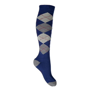 Cotton Eco-Friendly Breathable Knee High Horse Riding <b>Compression</b> Sport <b>Socks</b> for Men <b>Women</b> with Custom Logo on Bottom - Product Image 2