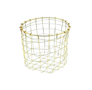 Modern Geometric Metal <b>Wire</b> <b>Storage</b> <b>Baskets</b> Set of 2 Black Multi-Purpose Neatening Organizer - Product Image 3