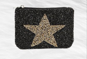 Beaded Square <b>Pouch</b> Coin <b>pouch</b> <b>Zip</b> Closure Women's Fashion Accessory Hand <b>Pouch</b> Beaded Embroidered Seed Bead Stylish designer - Product Image 2