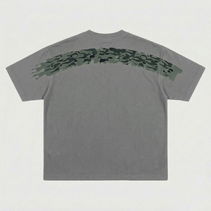 Camisetas de Lujo con Hombros Caídos, Diseño Estampado, para Hombre, Gruesas, de Algodón, Estilo Oversize y Boxy, Personalizadas - Product Image 4