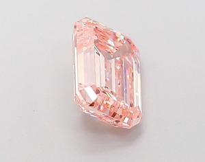 JAY GOPAL IMPEX Diamant rose fantaisie taille émeraude 1,65 carat CVD, clarté VS1, polissage excellent, pierre cultivée en laboratoire, pour bijoux personnalisés - Product Image 4