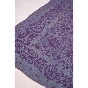 Lavinas Boho Kantha Suzani Embroidered <b>Quilt</b> Handmade Vintage Cotton Floral Eco-Friendly Washable All-Season Bedspread Indian - Product Image 5