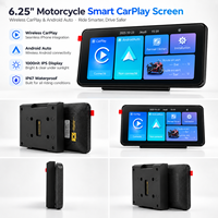 Écran tactile intelligent 6,25'' pour toutes les motos BMW, compatible CarPlay/Android Auto, étanche IP68, installation facile.