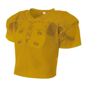 Camiseta de Fútbol Americano con Cuello en V para Hombre, Manga Corta, Transpirable, de Poliéster, Uniforme Deportivo, Color Sólido, para Todas las Temporadas, Corte Regular - Product Image 1