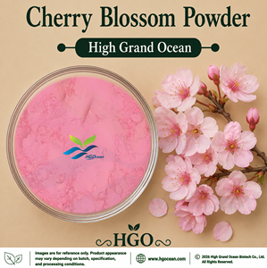 Poudre de fleurs de cerisier (qualité alimentaire) HGO, séchée par atomisation ou lyophilisée, fournie directement par l'usine - Product Image 1