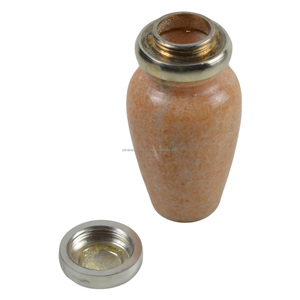 Urnas de Metal con diseño de tema Natural, recuerdo de cremación, urnas de Metal sólido, el mejor diseño para cenizas funerarias y humanos - Product Image 2