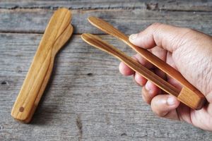 Superior Quality Acacia Wooden <b>Tongs</b> Best Quality <b>Kitchen</b> Accessories Utensils Wood <b>Tongs</b> at Good Price Product - Product Image 3