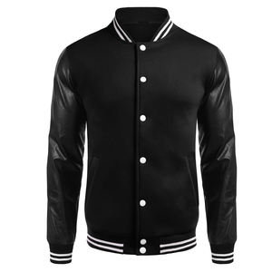 Veste de baseball personnalisée de haute qualité pour adultes et jeunes, couleur personnalisée, matière en laine, veste d'hiver pour hommes - Product Image 4