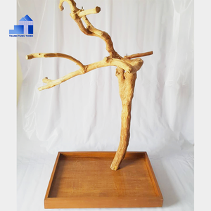 ที่นั่งนกไม้กาแฟ Vietaquaticwood รูปทรงเกลียว ทนทาน เป็นมิตรกับสิ่งแวดล้อม ตกแต่งด้วยไม้ธรรมชาติ สำหรับใช้ในบ้านและนอกบ้าน ทุกฤดูกาล - Product Image 4