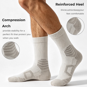 Custom Performance Sports <b>Socks</b> Terry Cushion Basketball <b>Running</b> Crew <b>Socks</b> Reinforced Heel and <b>Toe</b> High quality <b>socks</b> Wholesale - Product Image 3
