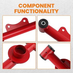 Upper and Lower Tubular Control Arms Kit for 79-04 for Ford Mustang Mercury Cobras C33713374 Rear - Product Image 2