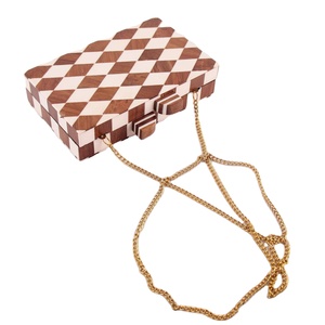 Pochette en bois de résine faite à la main amour sac à main de mariage indien modèle modèle Art collection Offre Spéciale sac à bandoulière Thanksgiving - Product Image 1