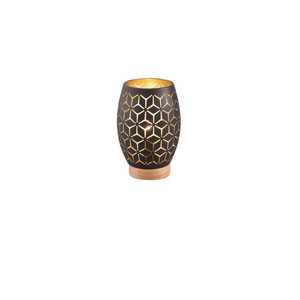 Pot à bougie en métal fait main par un designer avec couvercle pour une présentation élégante et festive, idéal pour les mariages - Product Image 3