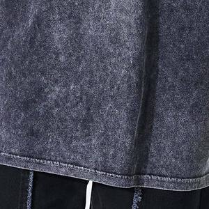 Camiseta de Hombre con Lavado Ácido, Oversize, Ligera, 100% Algodón, Manga Corta, Logotipo Personalizable, Transpirable, Tallas Grandes, Estilo Vintage - Product Image 2