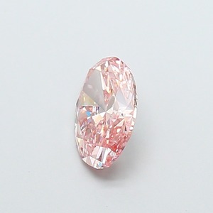 Diamant rose fantaisie ovale de 2,5 carats, clarté VS1, polissage excellent, pierre naturelle non montée LDDK351, qualité d'investissement, pierre précieuse rose - Product Image 2