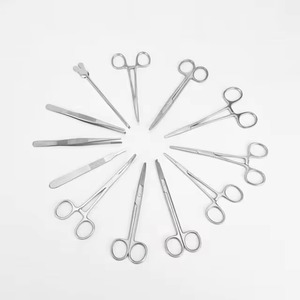 <b>13</b> Pcs Medical Grade Stainless Steel Manual Basic Minor Surgery Dressing Surgical Instruments Box Set - Product Image 6
