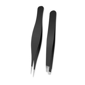 Pinzas de Cejas de Alta Calidad para Mujeres y Hombres, Pinzas Profesionales de Acero Inoxidable Inclinadas y Puntiagudas para Vello Encarnado - Product Image 6