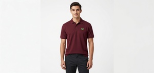 Polo de performance personnalisé bleu marine à manches courtes pour le golf, le tennis, décontracté, pour hommes et femmes, anti-humidité, respirant, vente en gros, OEM - Product Image 2