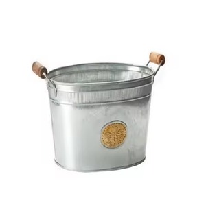Top Selling Metal Ice Beverage Tub Stainless Steel Ice Cooler Bucket <b>Wine</b> Beer Chiller Tub Event Table Use - Product Image 1