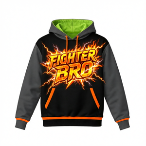 Sudadera con Capucha de Algodón para Hombre, Forro Polar Grueso, Sudadera Deportiva Profesional, Logotipo Personalizado, Estilo Moderno, Suave, Cálida y Cómoda - Product Image 1
