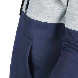 Premium Quality Cotton Fleece Fabric Made Sweatshirts Hoodies Multi Panels Design Long Sleeve Hoodie In Low MOQ - Product Image 4