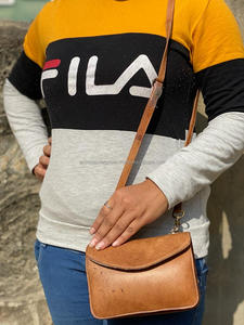 New Handcrafted Genuine Full Grain Leather Handbag Vintage Goat Leather Large Capacity Crossbody Bags - Product Image 2