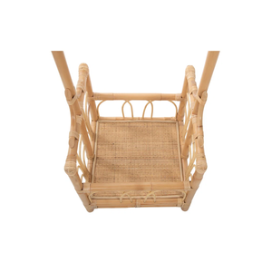 Perchero de mimbre natural y organizador de ropa para recibidor, sala de estar, dormitorio, de Vietnam - Product Image 2