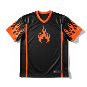 Fabricant de maillots de football américain sur mesure OEM, maillot d'entraînement sublimé, coupe ajustée, séchage rapide, respirant, pour adultes, équipes universitaires - Product Image 1