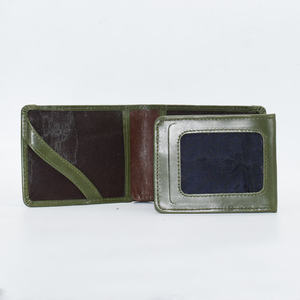 Custom Wholesale Men's Genuine Leather High Quality <b>Card</b> <b>Holder</b> <b>Wallet</b> Cartoon Printed Design Casual Style Portable Cover Custom - Product Image 4