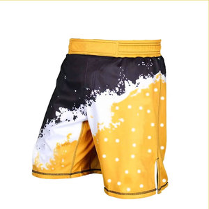 Shorts de boxe Muay Thai pour hommes de haute qualité, shorts de kick-boxing, vente en gros, logo et style personnalisés OEM, vêtements d'entraînement - Product Image 3