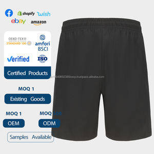 Pantalones cortos deportivos de baloncesto para hombre con logotipo personalizado, informales, transpirables, que absorben el sudor, LICRA de talla grande XL XXL, cordón suelto - Product Image 4