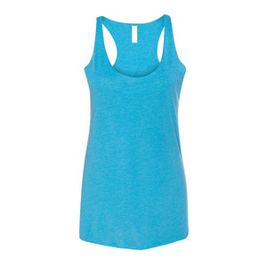 Camisetas sin Mangas para Mujer Hechas en Fábrica, Económicas, Personalizadas, Mezcla de Poliéster/Algodón, Transpirables, Ecológicas, Proveedor Mayorista - Product Image 1