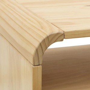 Modern Wood Nightstand With 1 Drawer And Open <b>Shelf</b> Storage Bedroom Furniture Scandinavian Design - Product Image 5