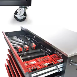 OEM 132cm Workshop Rolling Steel Cabinet with <b>5</b> <b>Drawers</b> Tool <b>Chest</b> for Repair Facilities Tool Storage Solution - Product Image 2