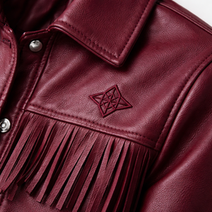 Wholesale Custom Faux Leather <b>Fringe</b> <b>Jackets</b> for Women - Manufacturer Direct Bulk Order - Product Image 4