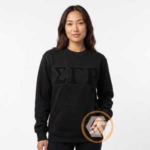 เสื้อผ้าฝ้ายฟลีซคุณภาพสูงสำหรับผู้หญิง Sigma Gamma Rho รุ่นฤดูใบไม้ร่วง/ฤดูหนาว น้ำหนัก 500 กรัม เป็นมิตรกับสิ่งแวดล้อม แห้งเร็ว สไตล์ลำลอง ปักลายตามสั่ง - Product Image 2